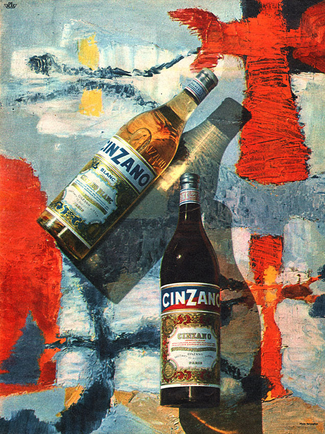 Publicité Cinzano 1956