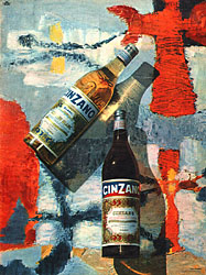 Marque Cinzano 1956