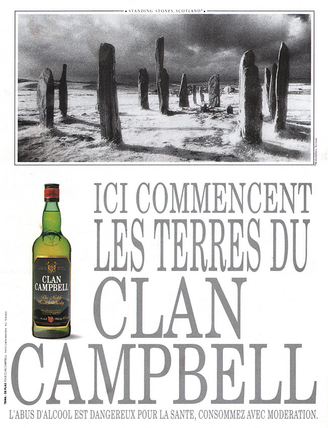 Publicité ClanCampbell 1994