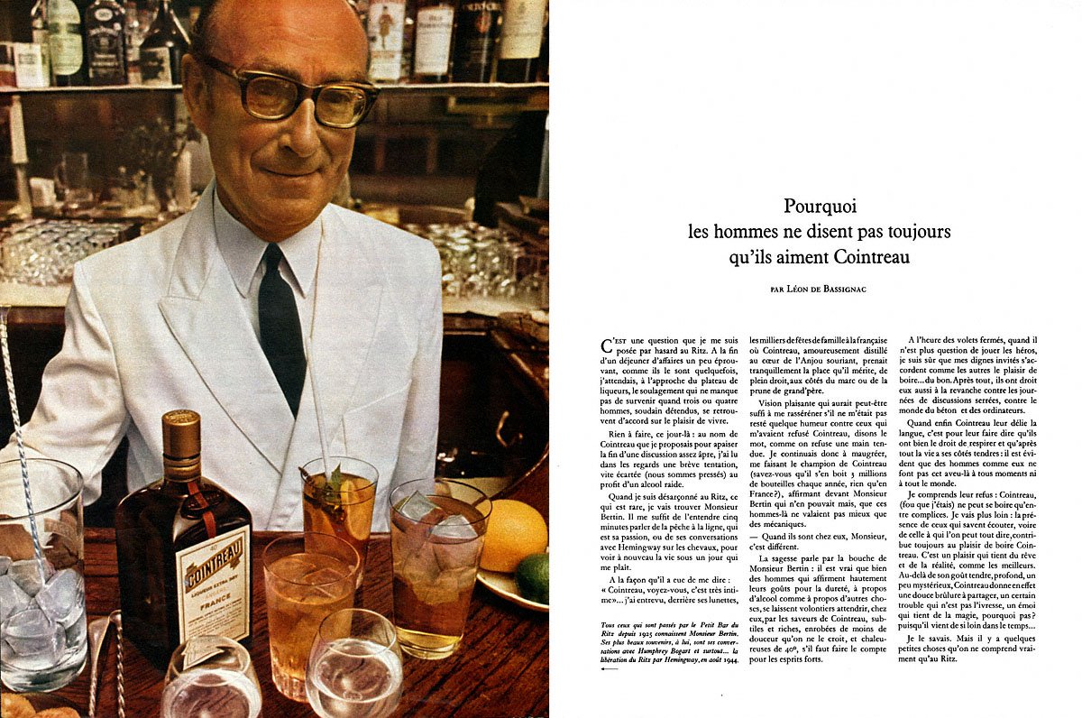 Publicit� Cointreau 1969