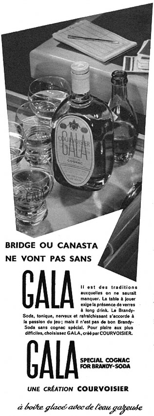 Publicité Courvoisier 1951