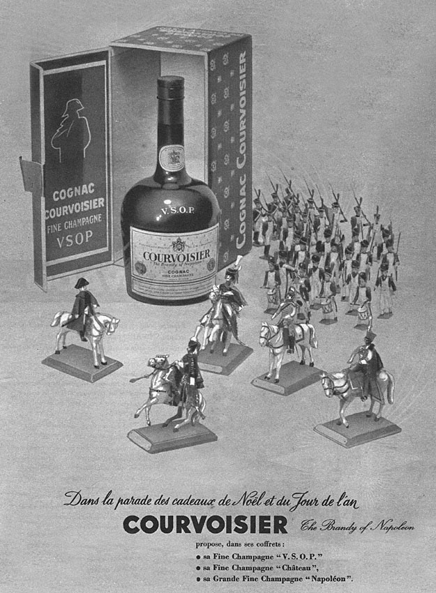 Publicité Courvoisier 1953