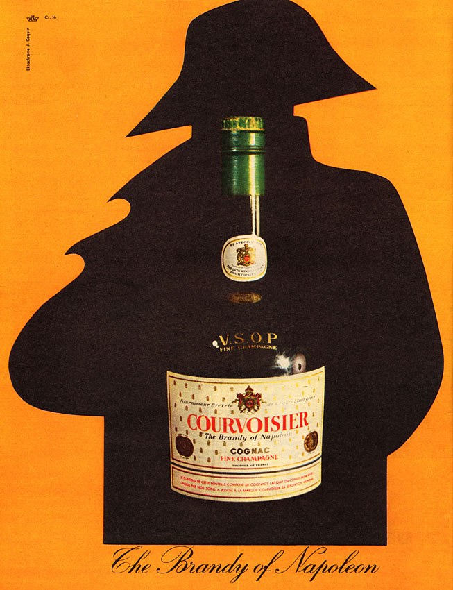 Publicité Courvoisier 1959