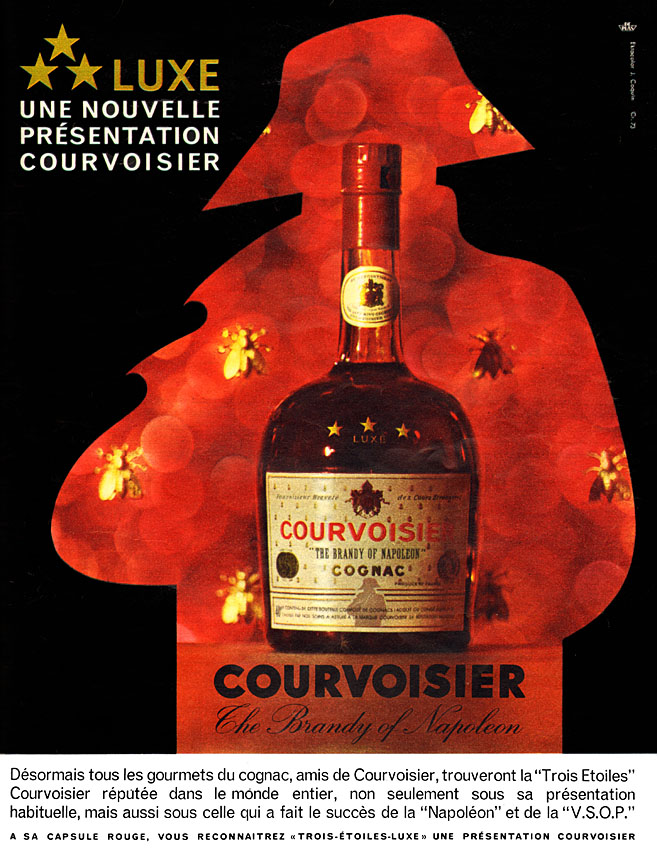Publicité Courvoisier 1962