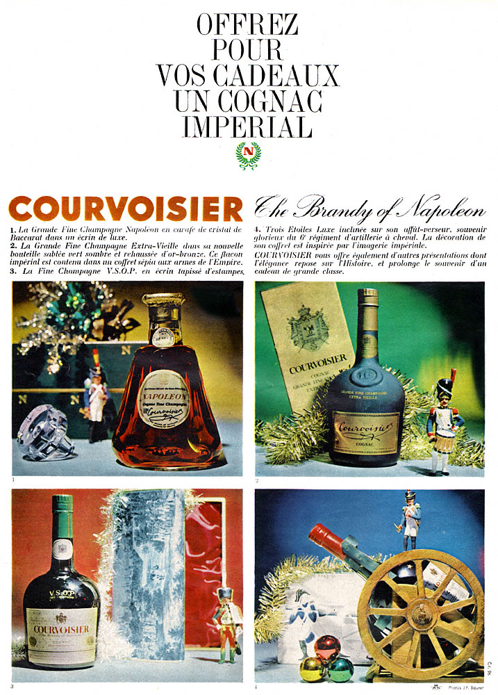 Publicité Courvoisier 1963