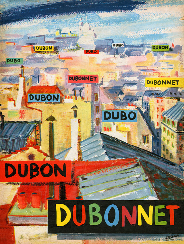 Publicité Dubonnet 1954