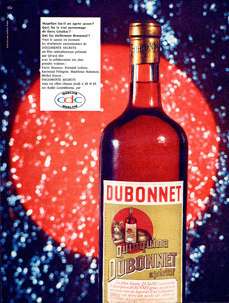 Publicité Dubonnet 1961