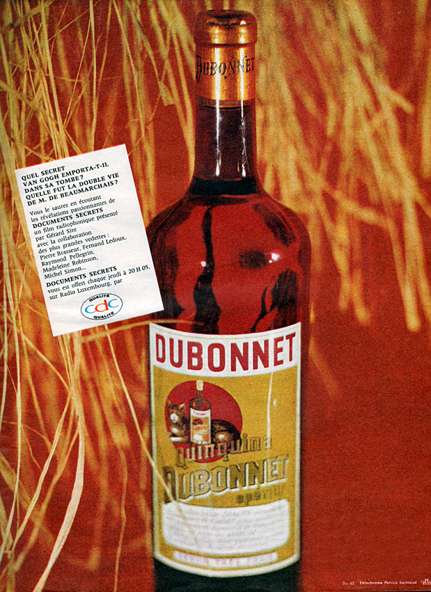 Publicité Dubonnet 1961