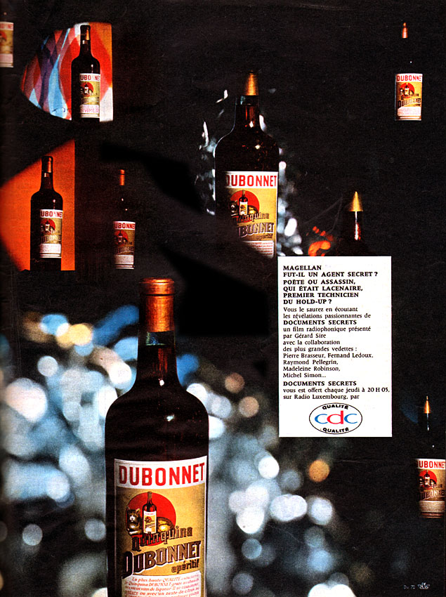 Publicité Dubonnet 1961