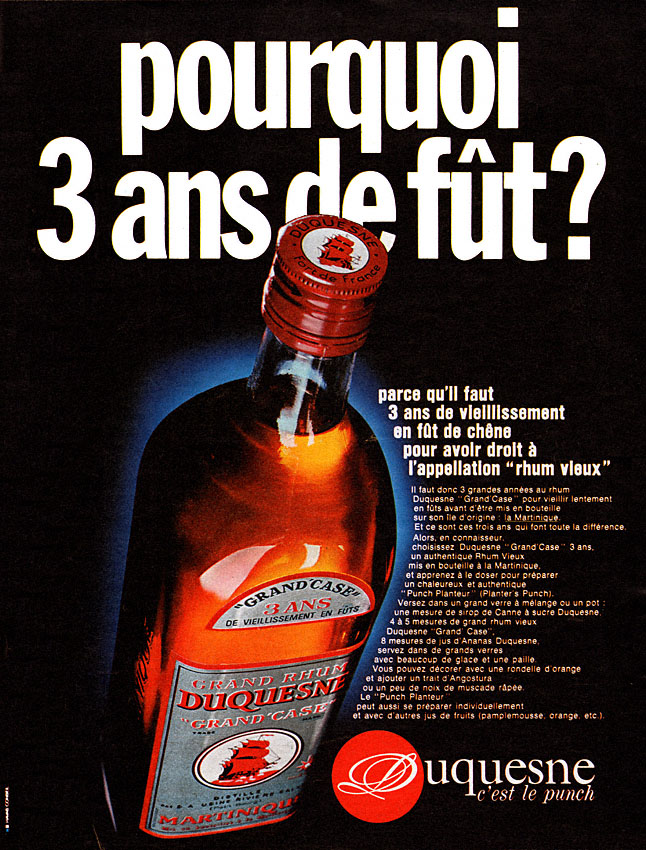 Publicité Duquesne 1970