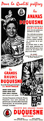 Publicit Duquesne 1960