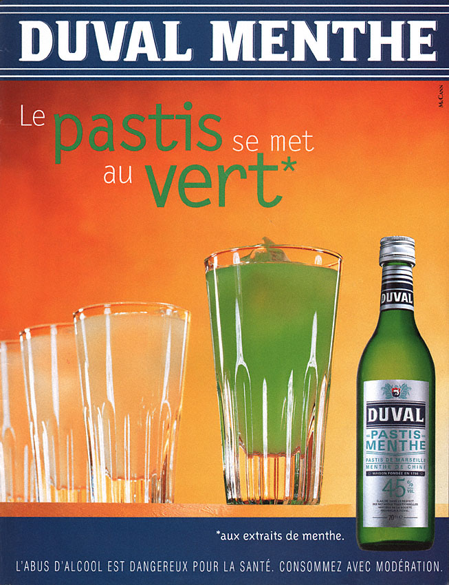 Publicité Duval 1997