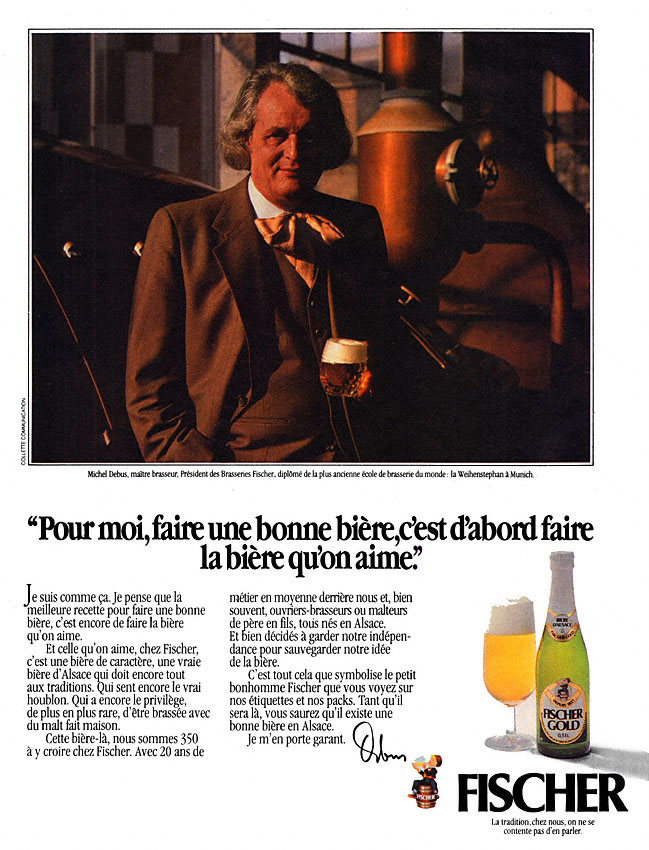 Publicité Fischer 1980