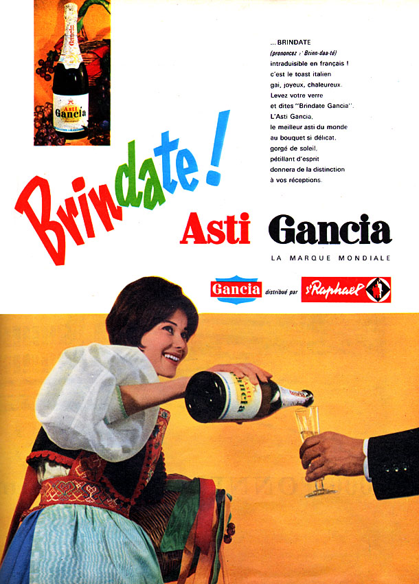 Publicité Gancia 1961