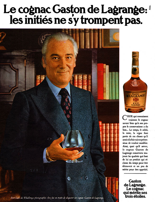 Publicité Gaston de Lagrange 1976