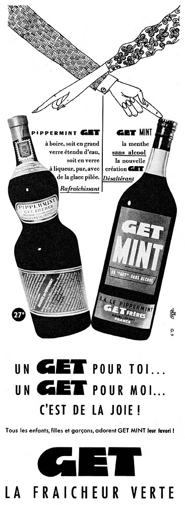 Publicité Get 1958