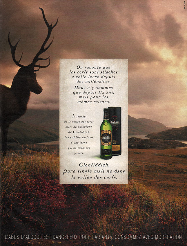 Publicité Glenfiddich 2000