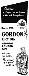 Publicit Gordon 1952