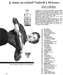 Publicit Gordon 1954