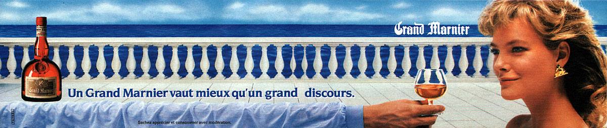 Publicité Grand Marnier 1987