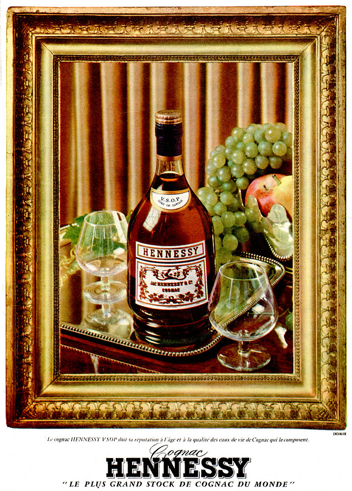 Publicité Hennessy 1959