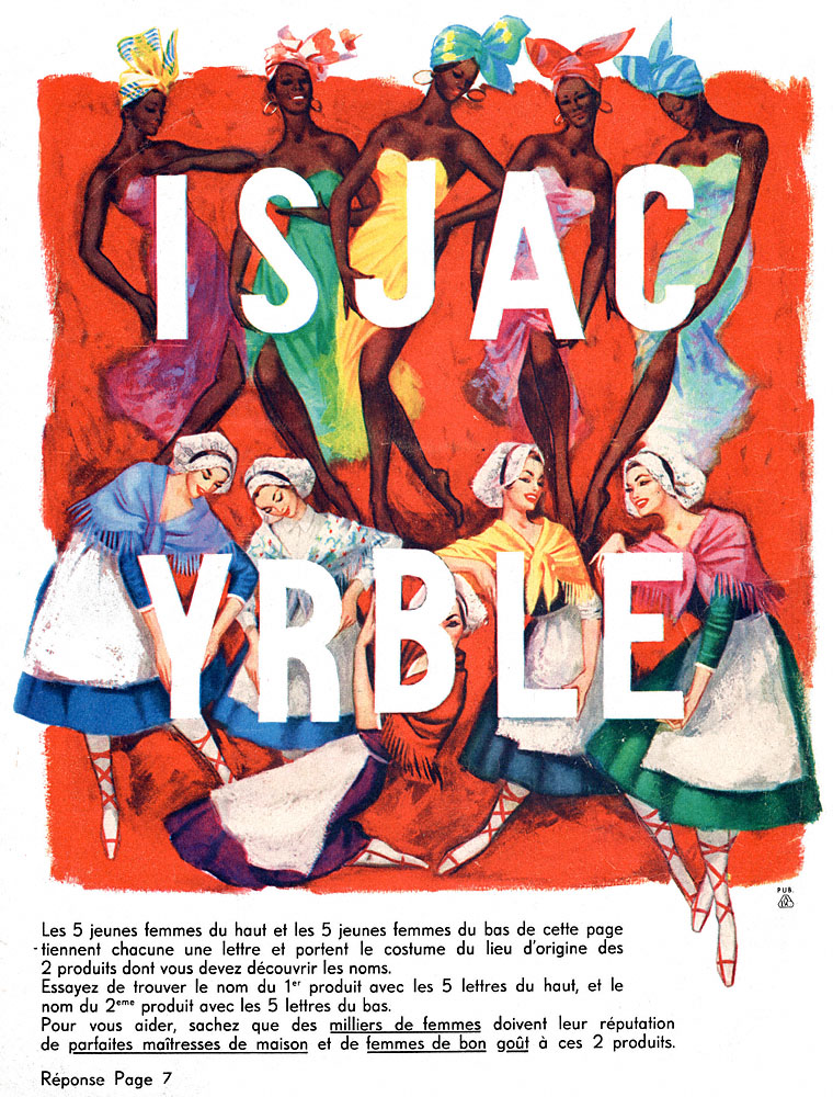 Publicité Jacsi 1960