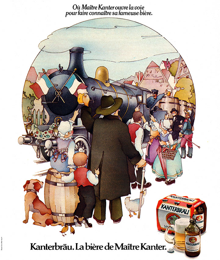 Publicité Kanterbru 1976