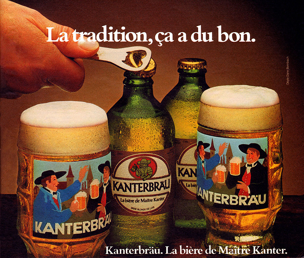 Publicité Kanterbru 1982