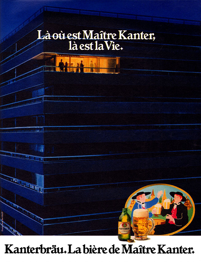 Publicité Kanterbru 1983