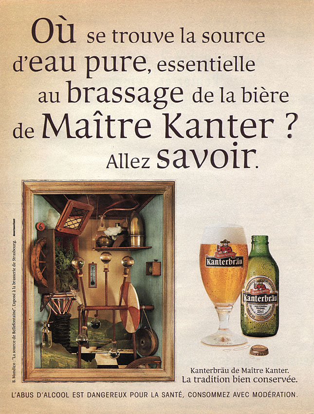 Publicité Kanterbru 1998
