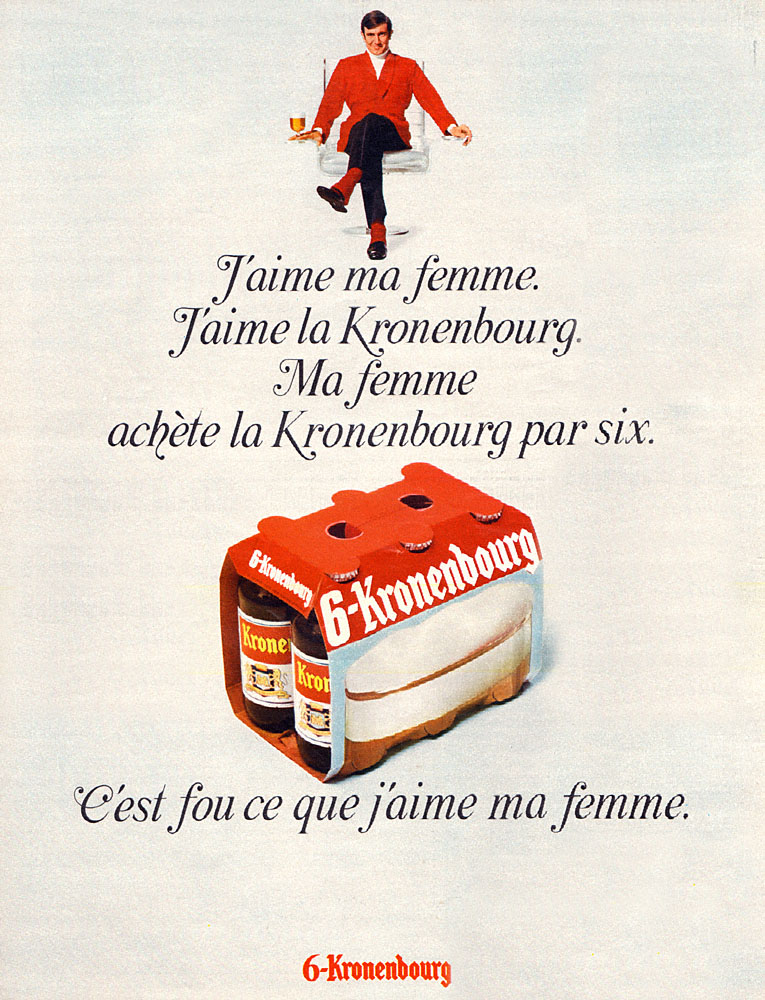Publicit� Kronenbourg 1968