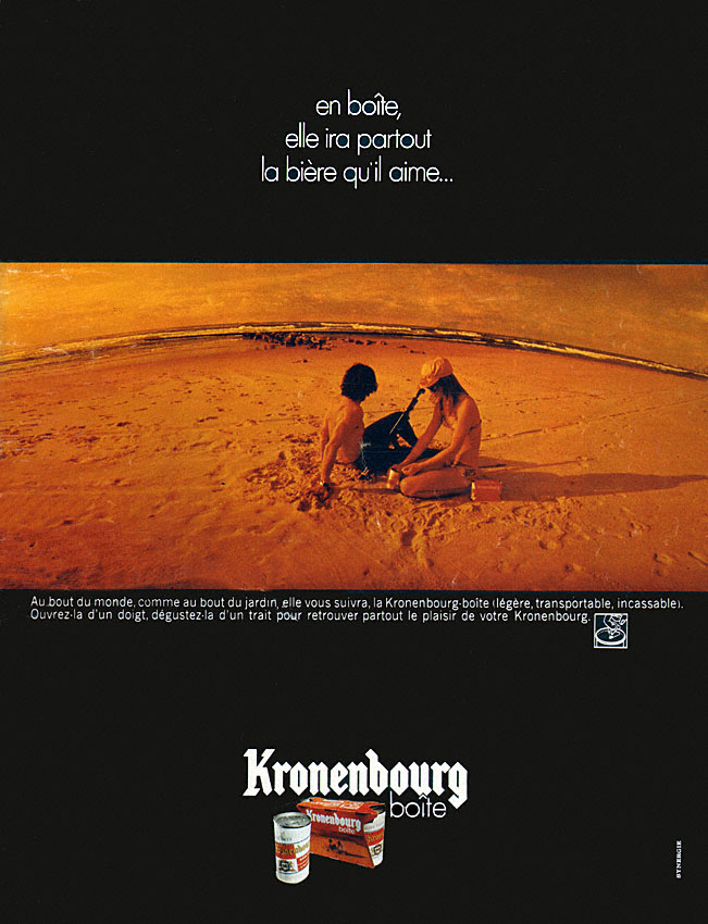 Publicité Kronenbourg 1970