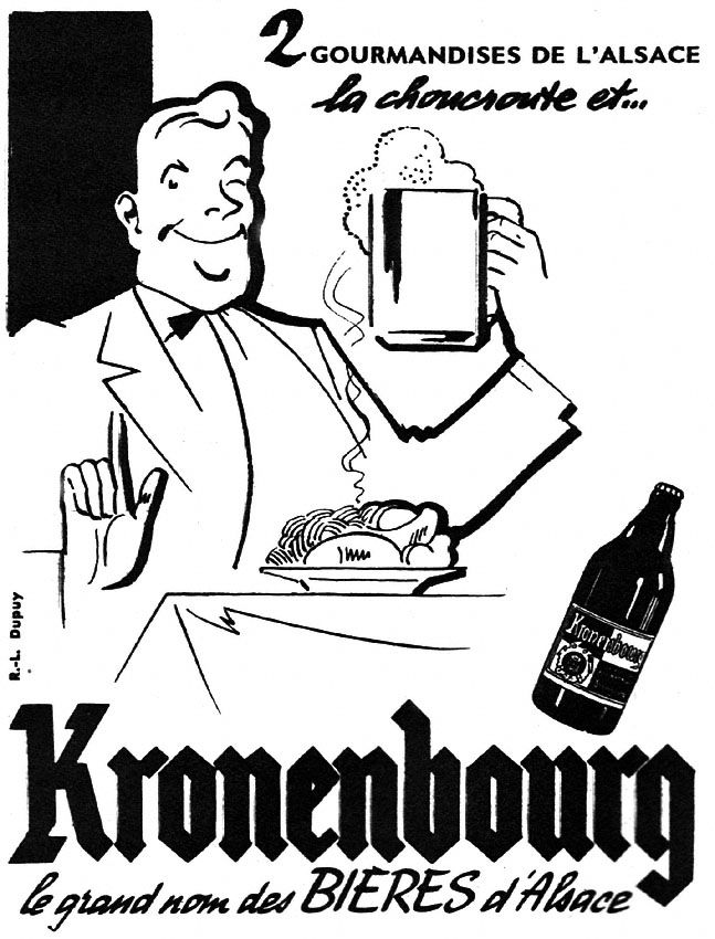 Publicité Kronenbourg 1952