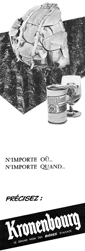 Publicité Kronenbourg 1955