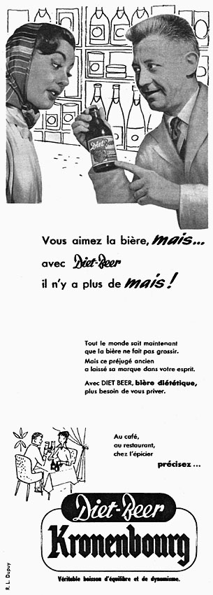 Publicité Kronenbourg 1955