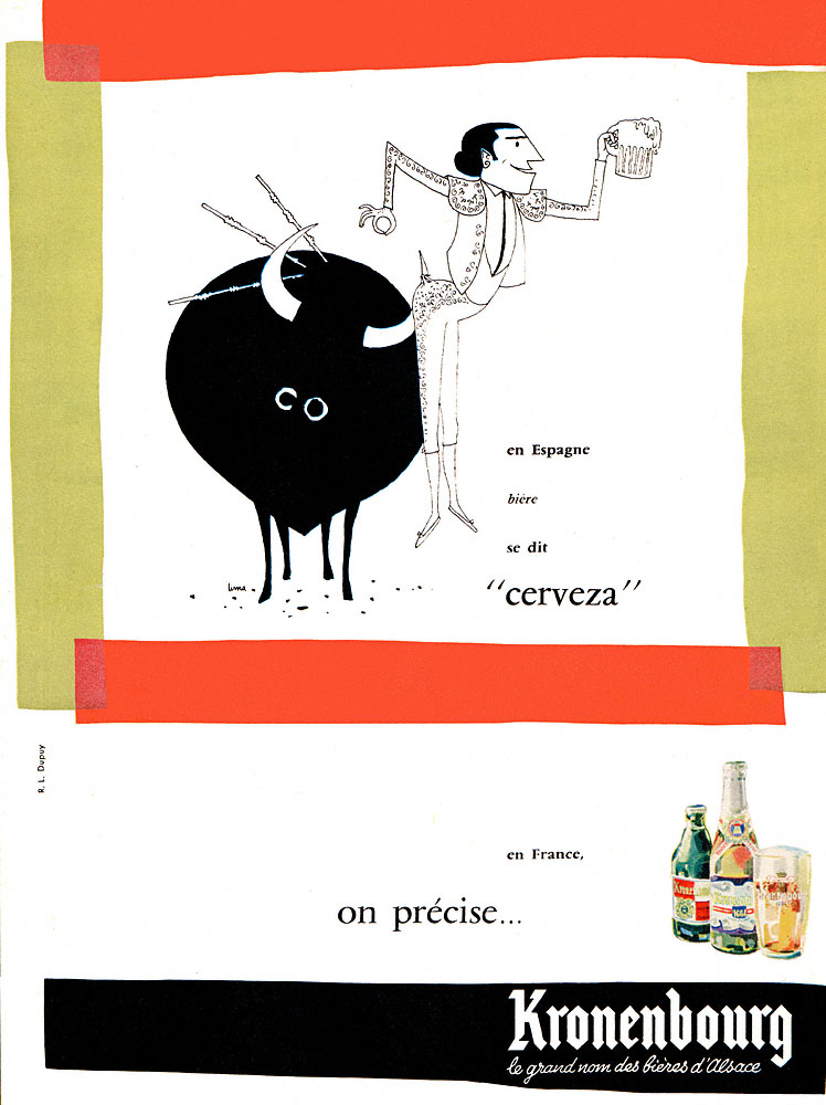 Publicité Kronenbourg 1959