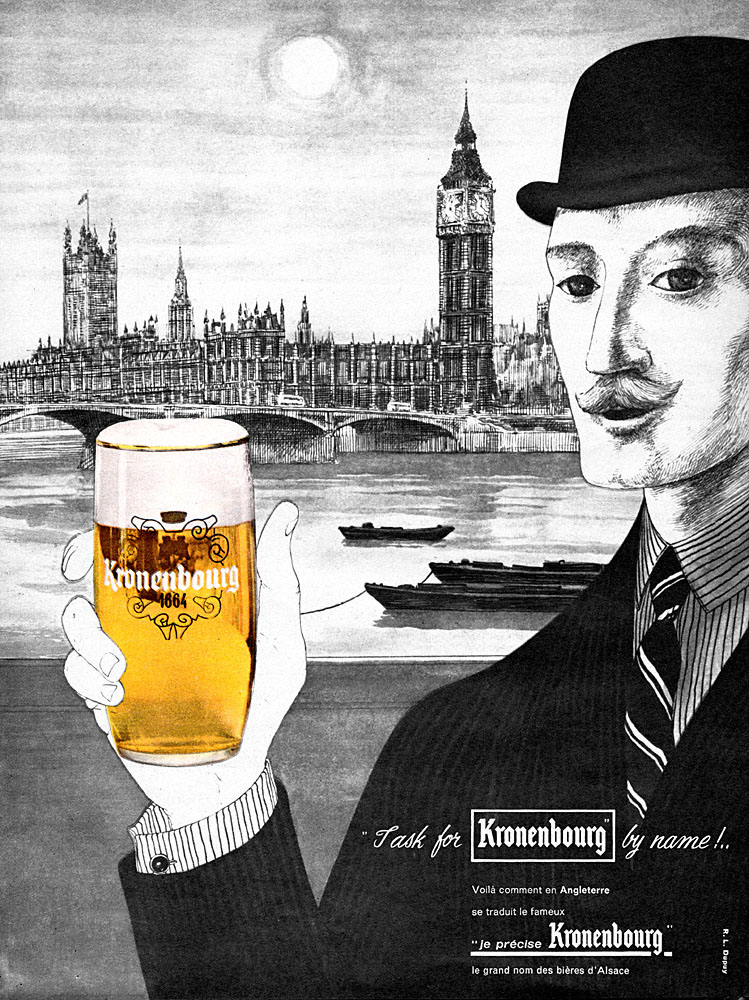 Publicité Kronenbourg 1962