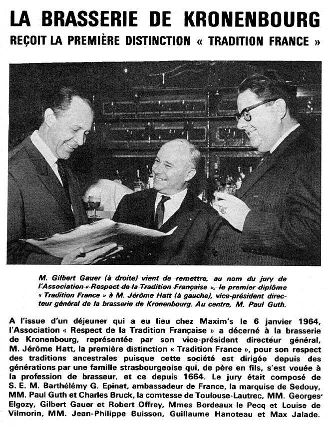 Publicité Kronenbourg 1964