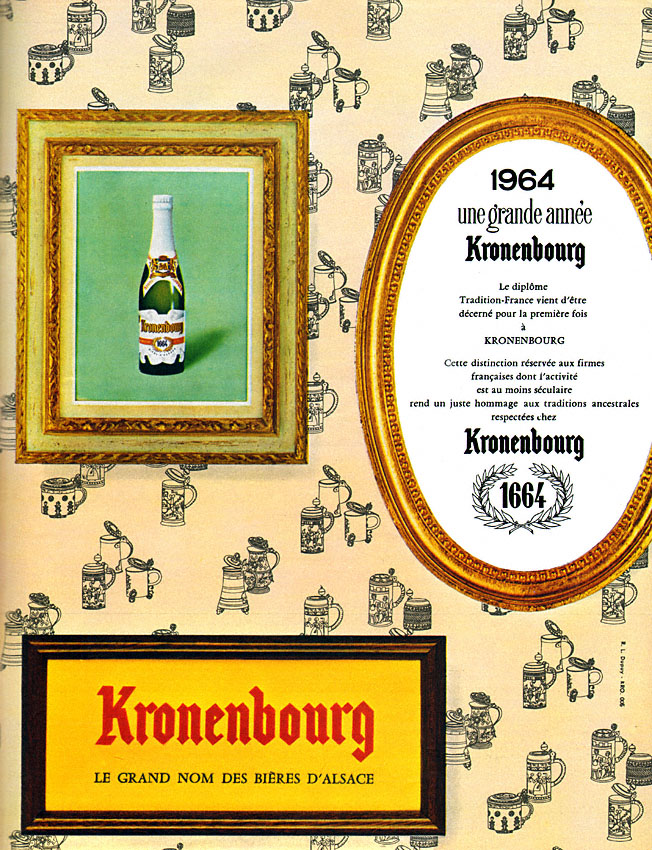 Publicité Kronenbourg 1964