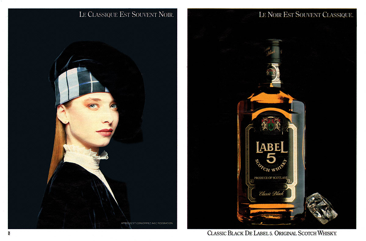 Publicité Label 5 1989