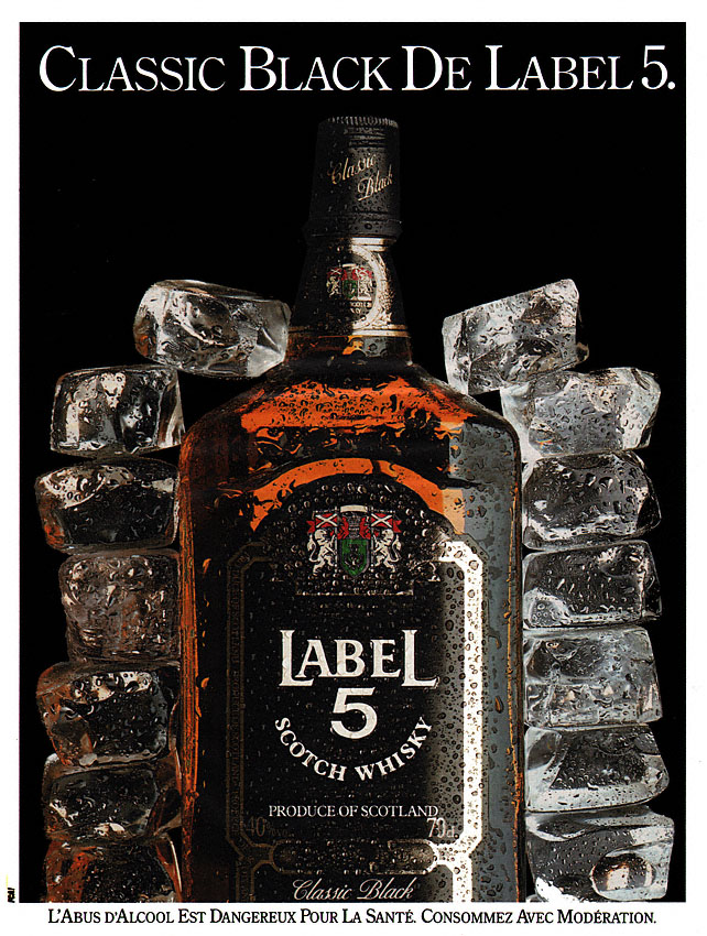 Publicité Label 5 1991