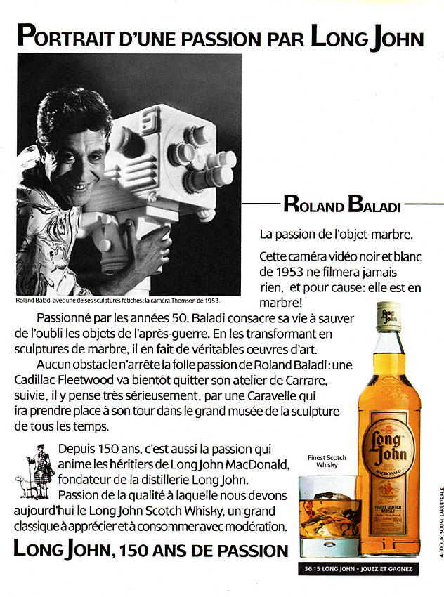 Publicité Long John 1988