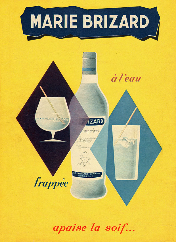 Publicité Marie Brizard 1953