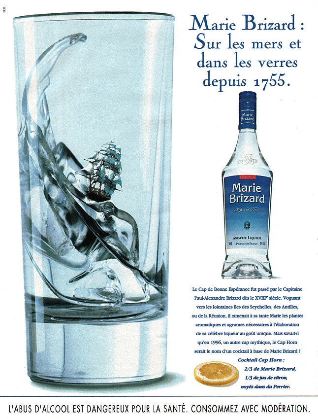 Publicité Marie Brizard 1996