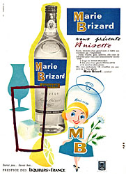 Marque Marie Brizard 1960