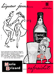 Publicit Marie Brizard 1960