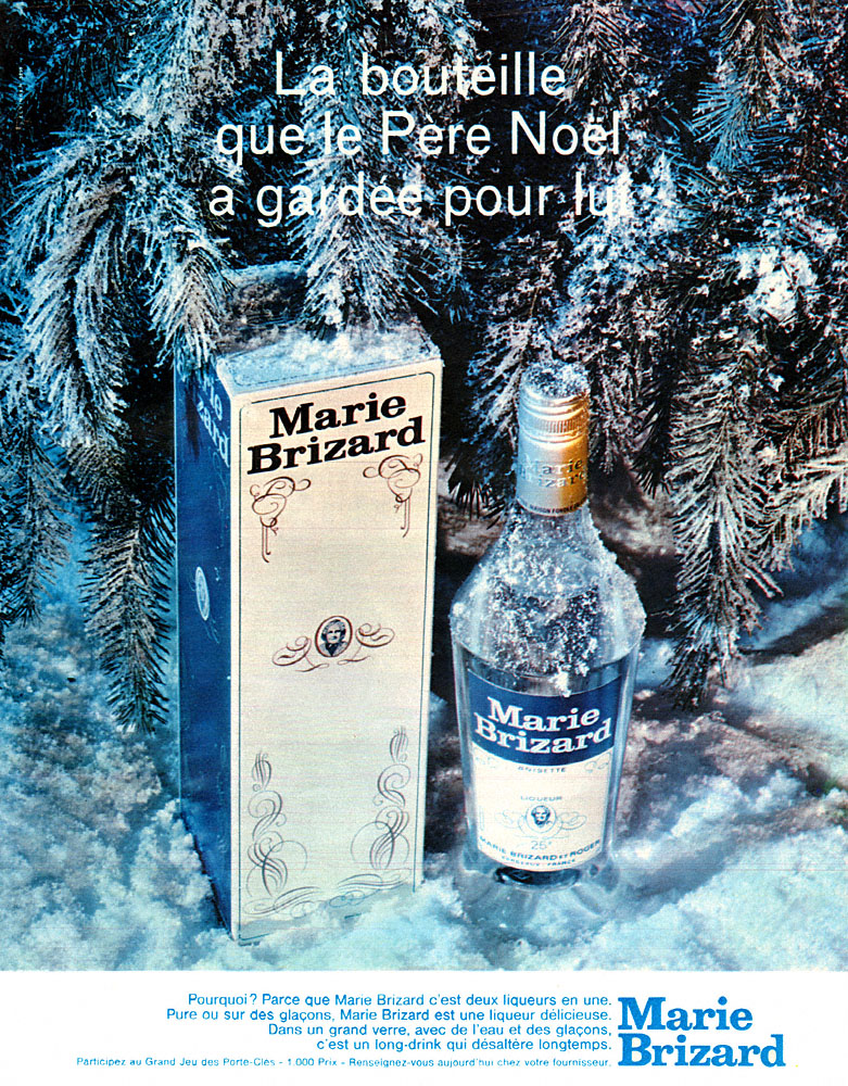 Publicit� Marie Brizard 1966
