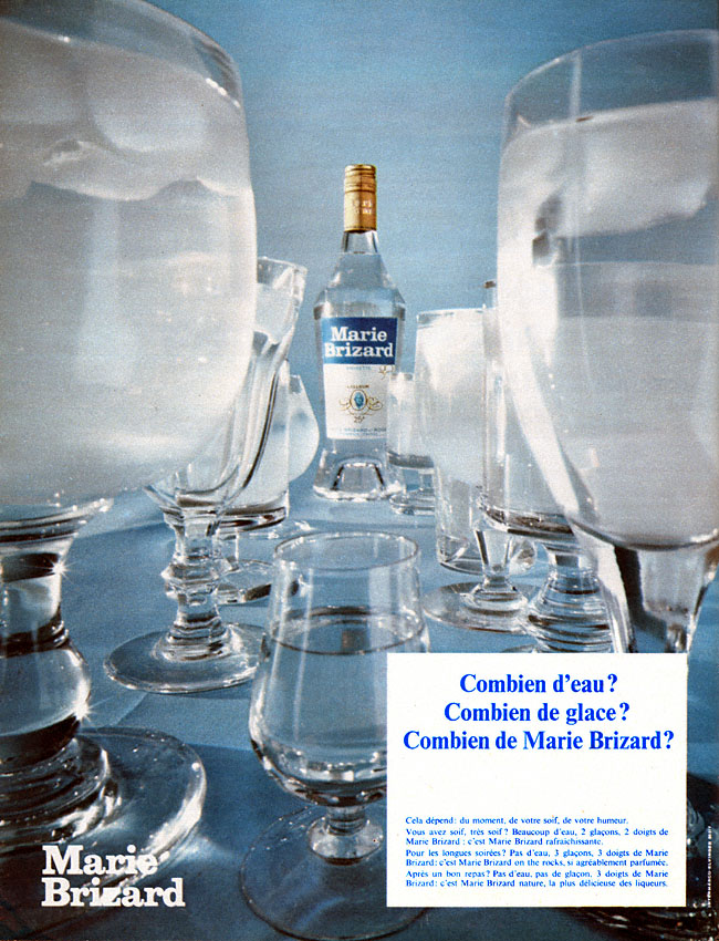 Publicité Marie Brizard 1968