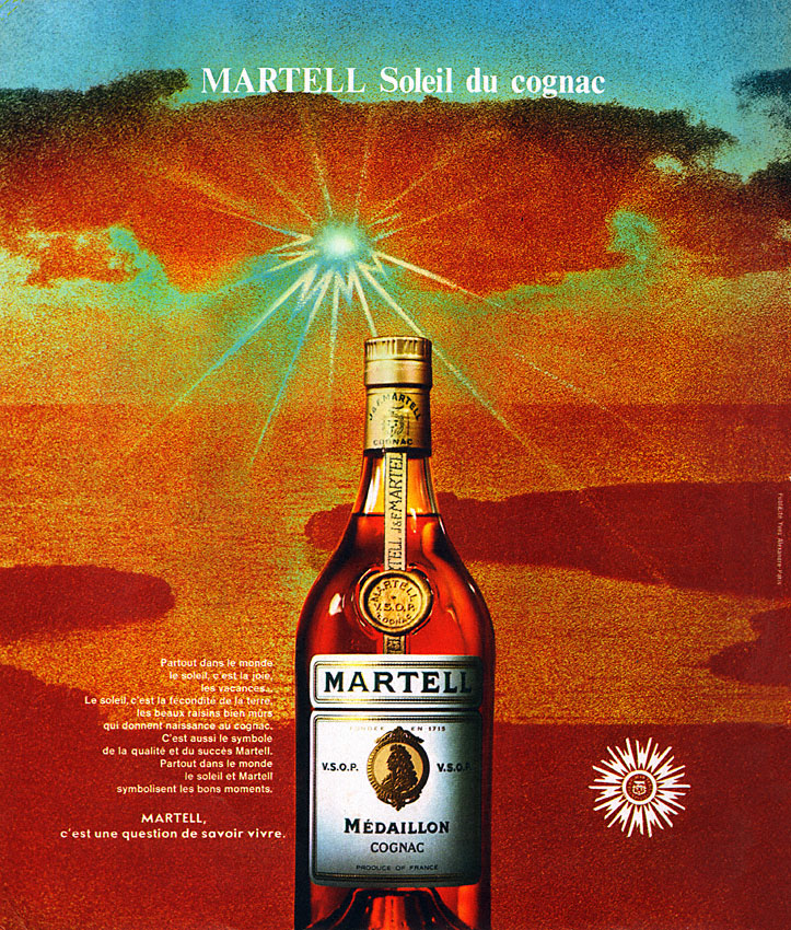 Publicité Martell 1972