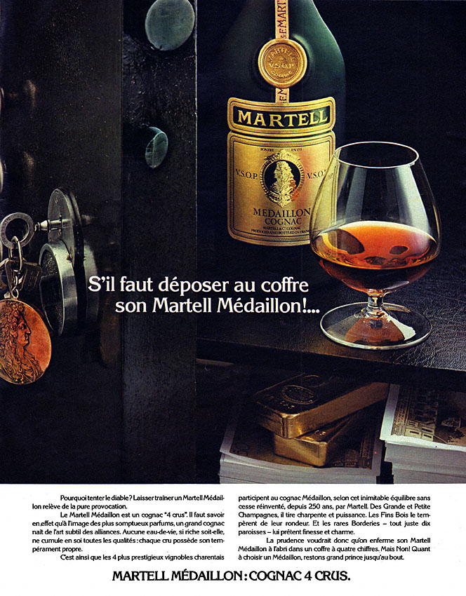 Publicité Martell 1977